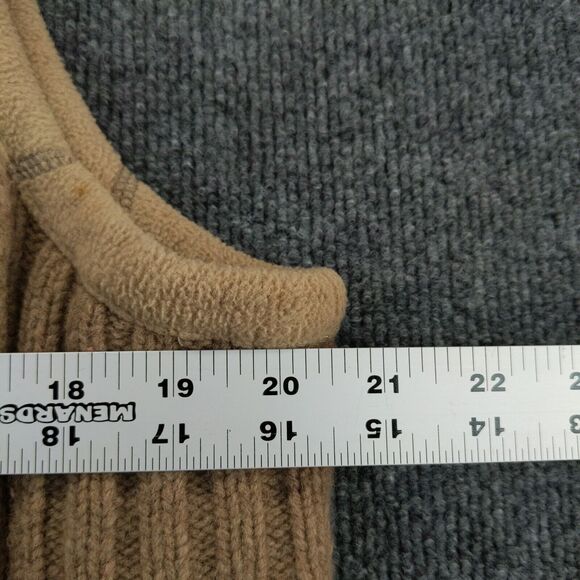 Gander Mountain Guide Series Size XL Brown Lambswool Blend Full Zip Vest - Picture 6 of 12